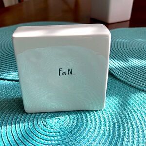 Rae Dunn Ceramic Art Block - Fan